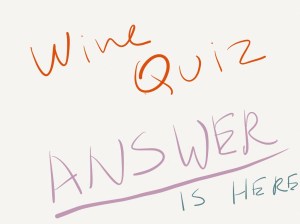 wine quiz answers 