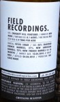 DSC_0687 Field Recordings Petite Sirah Back&nbsp;Label