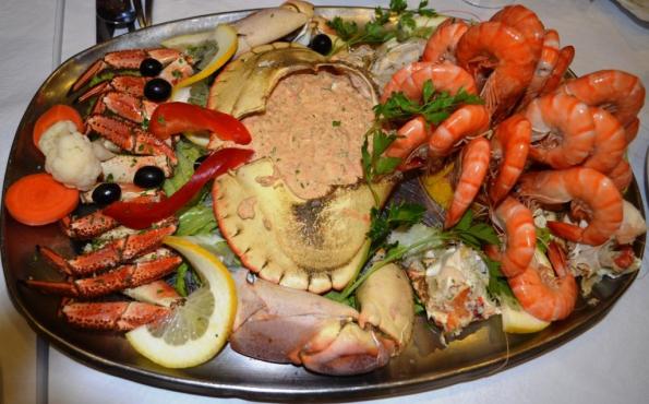 Crab and shrimp at Cufra