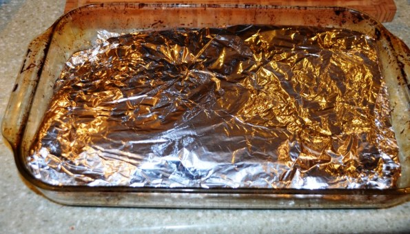 wrap completely in foil and refrigerate overnight