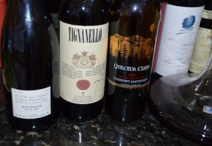wine lineup
