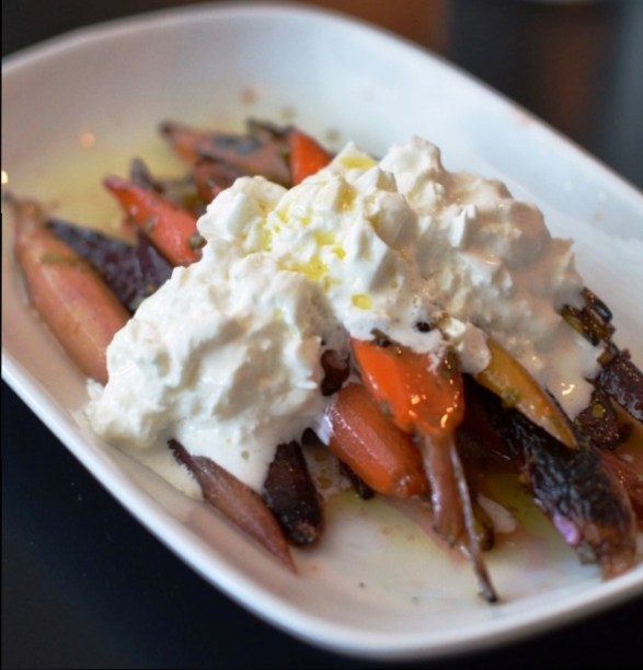 Charred Heirloom Carrots