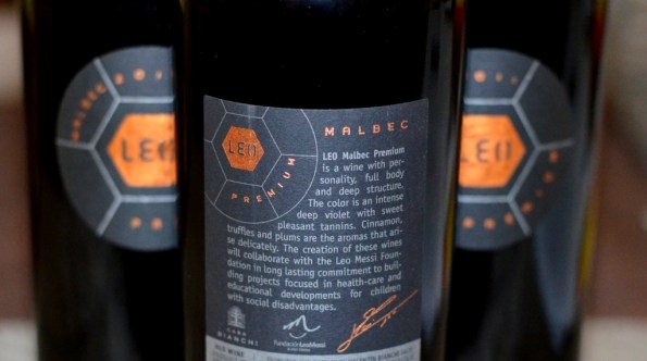 Leo Malbec Back Label