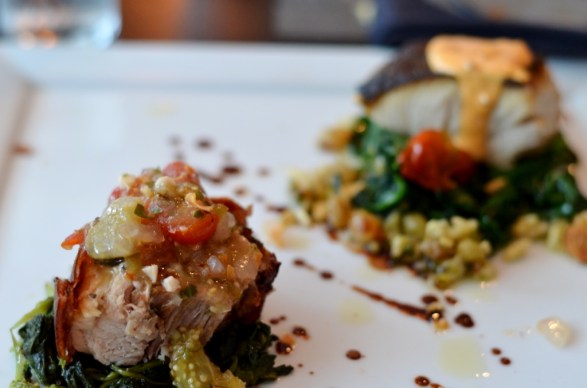 Pig Roast and Wild Ivory King Salmon