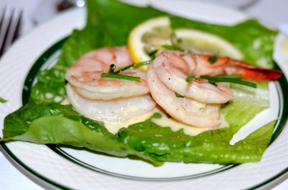 Shrimp with a Champagne Beurre Blanc
