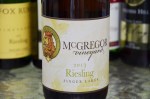 McGregor Riesling Finger Lakes