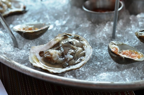 Washington Prime Seafood Tower Oysters