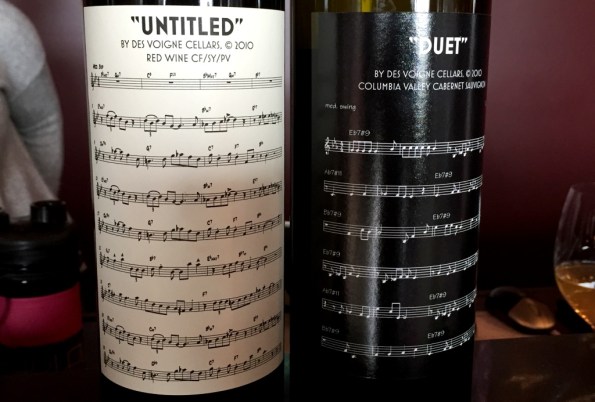 Des Voigne Cellars Untitled and Duet