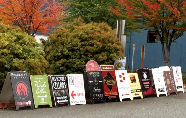 At the entrance to Woodinville Industrial Park