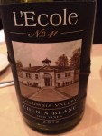 L’Ecole No 41 Chenin Blanc