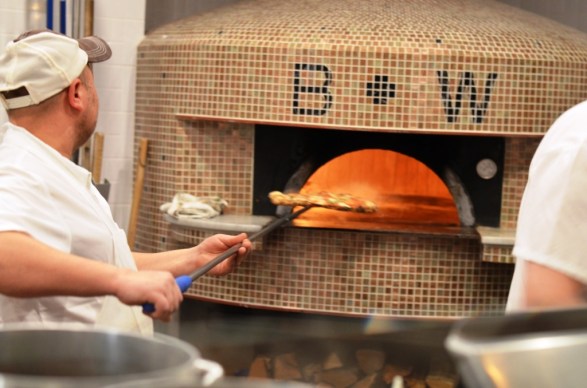 Brick+Wood Pizza in the making