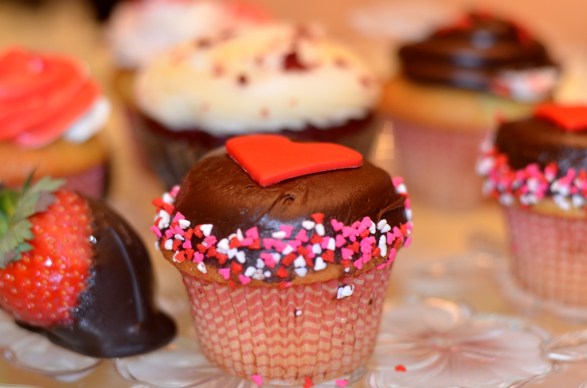 Valentine's Day capcake