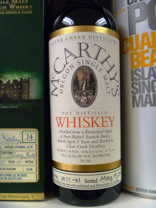 McCartthy's Oregon Whiskey