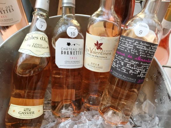Provence Rosé in the tasting