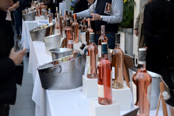Rosé in the tasting