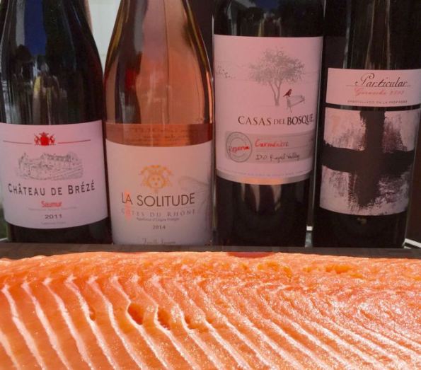 Salmon &amp; Wines | The Dinner Party Collective