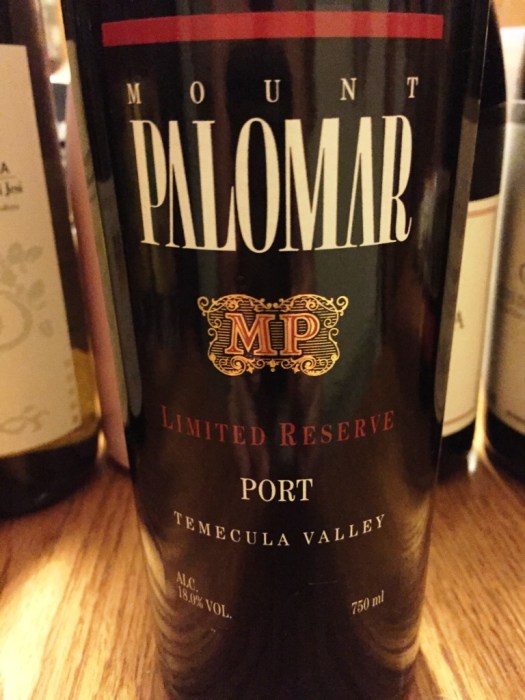 Mount Palomar Limited Reserve Port