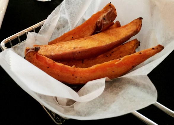 Roasted Sweet Potato Steak Fries