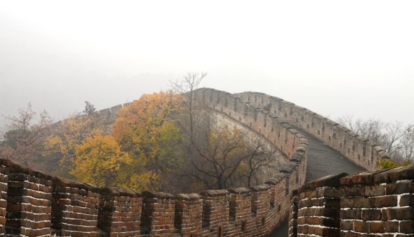 Probably the best shot of the Great Wall I could take 