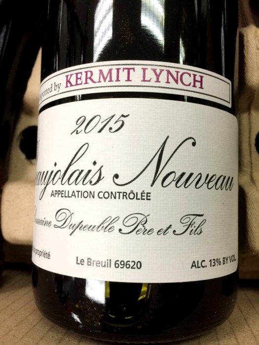Domaine Dupeuble Beaujolais Nouveau