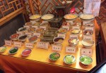 food display at noodle house