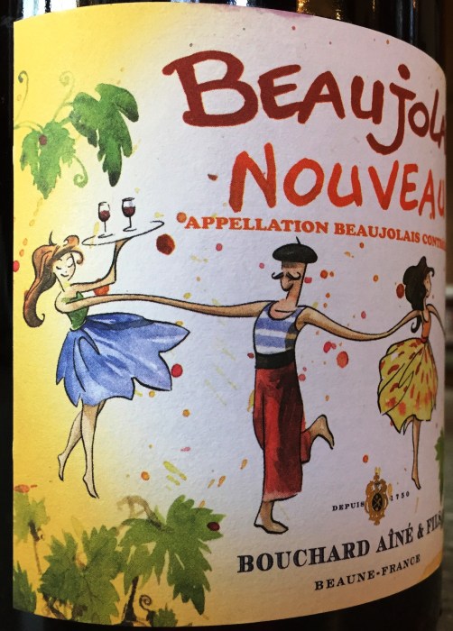 Bouchard Beaujolais Nouveau label side 2
