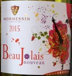 Mommessin Beaujolais Nouveau&nbsp;label