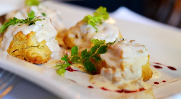 Biscuits and Gravy at Noir Stamford