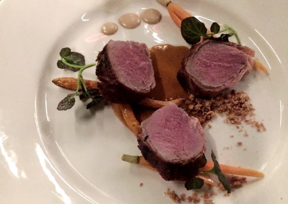 Prosciutto Wrapped Veal Tenderloin at Vespa Westport