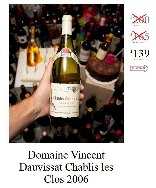 Domaine Vincent Dauvissat Chablis Les Clos