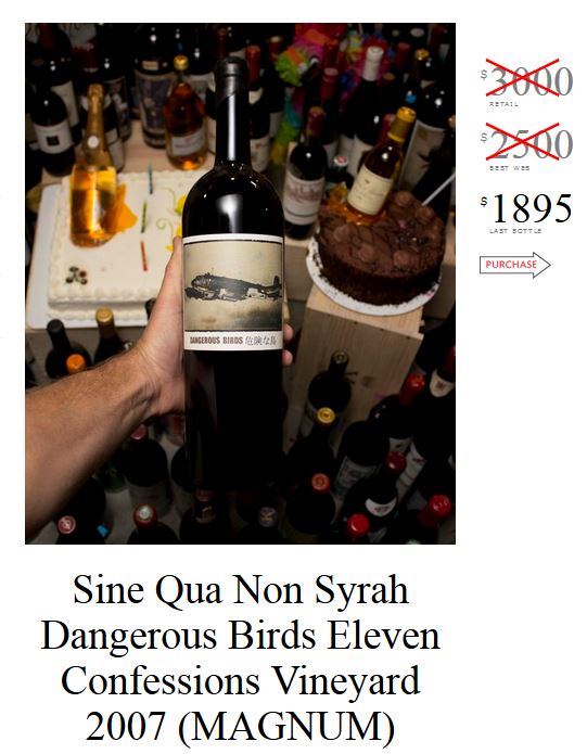 Sine Qua Non Syrah