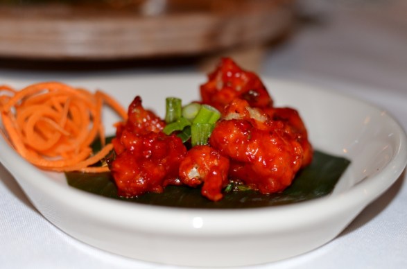 Indo Chinese Lasuni Gobi at Tawa Restaurant
