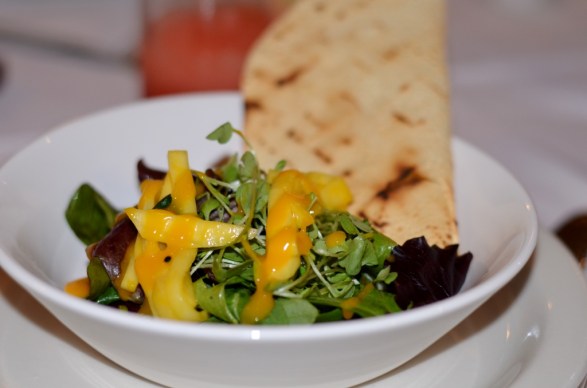 Signature Tropical Mango Salad at Tawa Restaurant