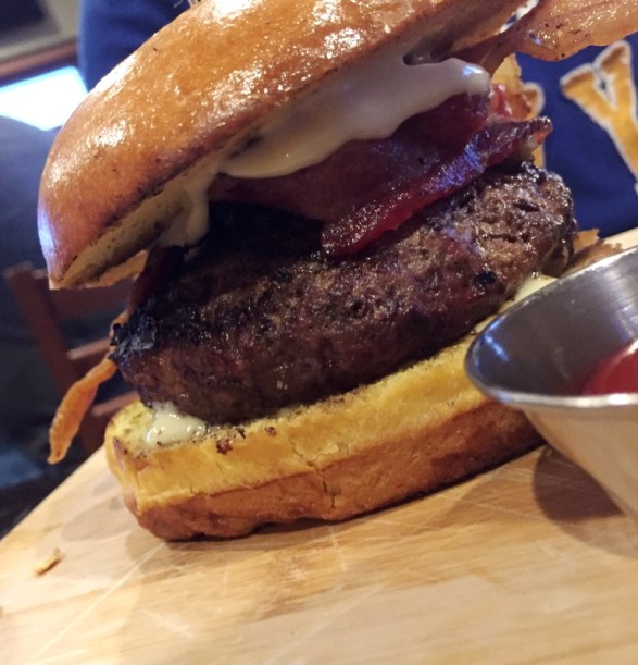 Burger at Portside Tavern