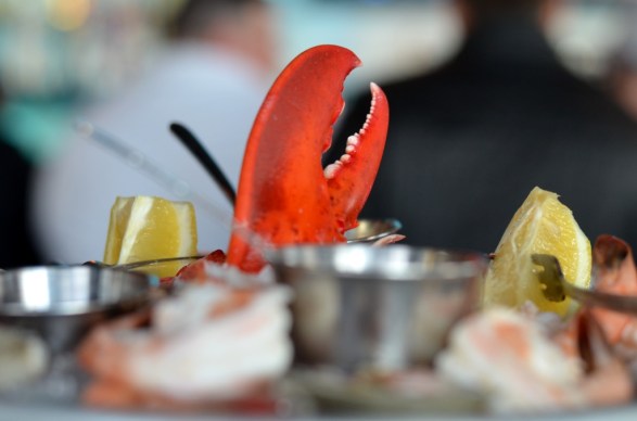 Seafood Tower - the claw at the Sign of the Whale