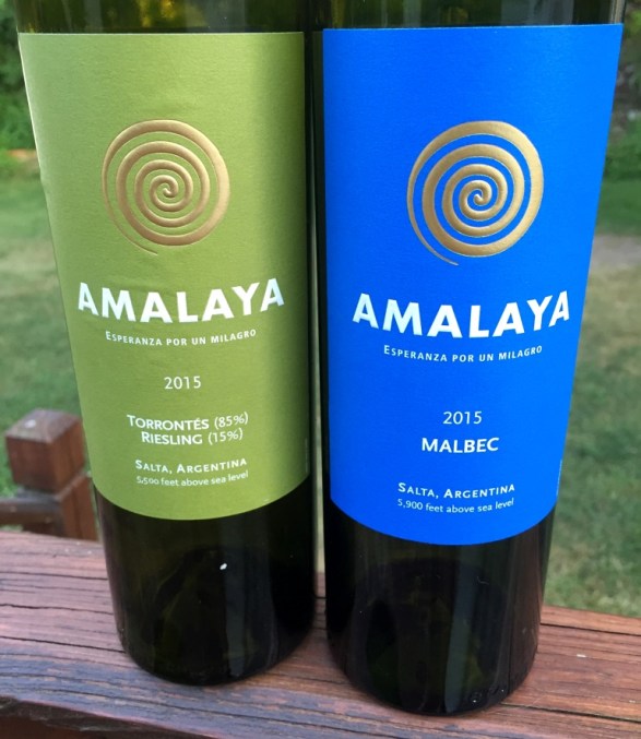 Amalaya Malbec and Torrontes