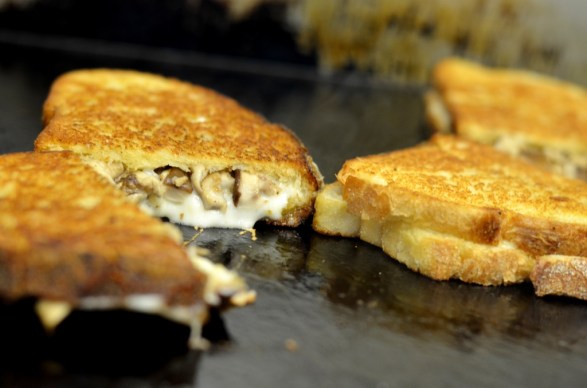 Melt Mobile Insider - Grilled Cheese in the making