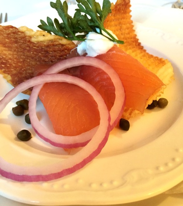 House-smoked Salmon Napoleon