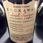 Rockaway Cabernet Sauvignon Back&nbsp;label
