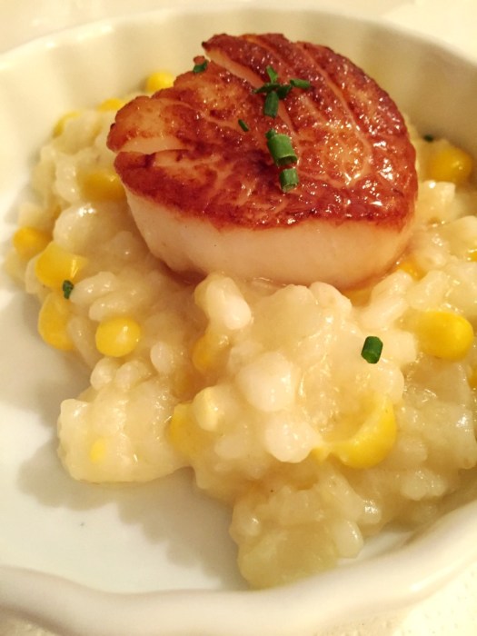 Scallop and Vegetable Risotto