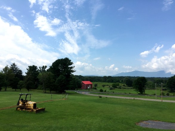 View from Clermont winery deck