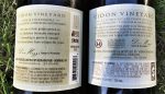 Vidon wines back&nbsp;label