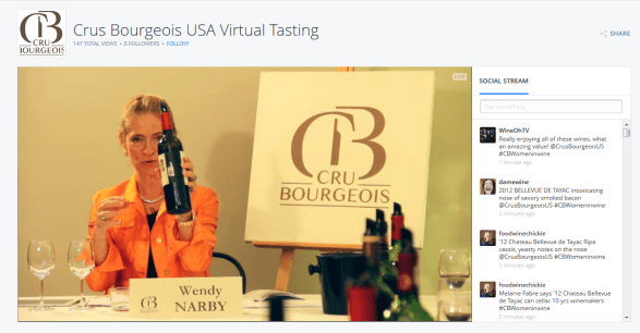 virtual tasting Crus Bourgeois