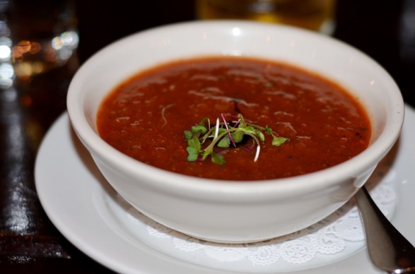 cold spring tomato soup Tavern 489