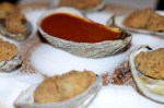 Ttaunton Bay fried oysters sauce
