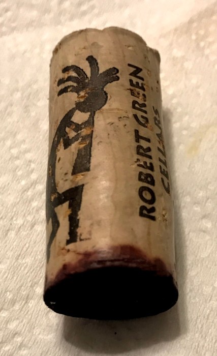 Robert Green Cellars Merlot cork