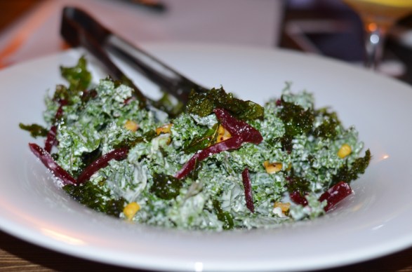 kale salad at Peaches