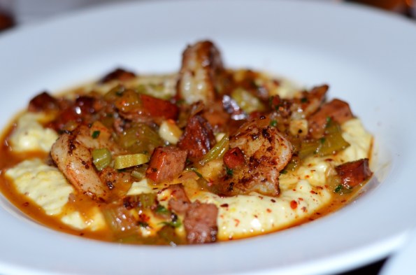 Shrimp and Grits at Peaches