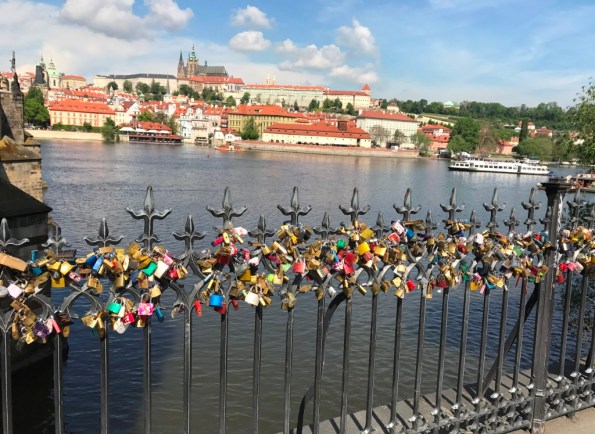 Love Locks near Charles Bridge in Prague