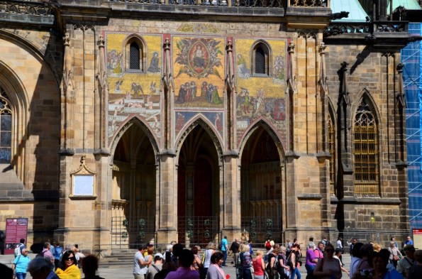 Prague Castle Cathedral Fragment